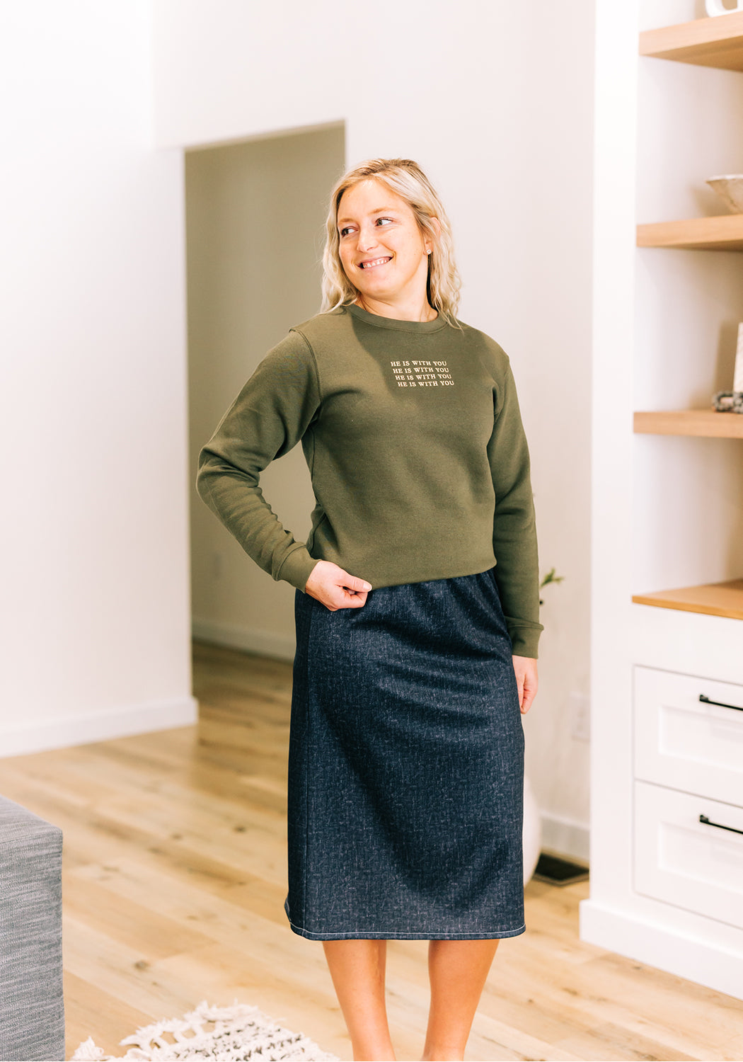 'Jenna' Knit Midi Skirt 'Jenna' Knit Midi Skirt