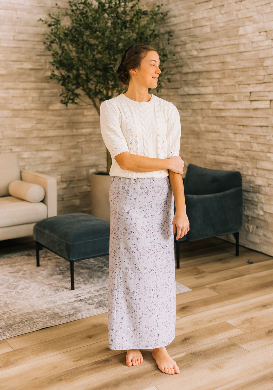 'Laura' Long Knit Maxi Skirt 'Laura' Long Knit Maxi Skirt
