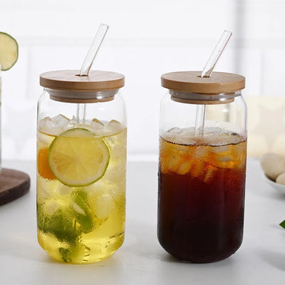 18 ounce Glass Iced Coffee Cup