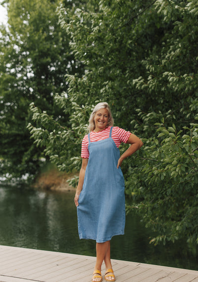 Ava' Denim Jumper – Grace and Joy Company
