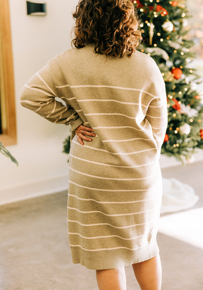 'Ava' Striped Sweater Dress | Final Sale