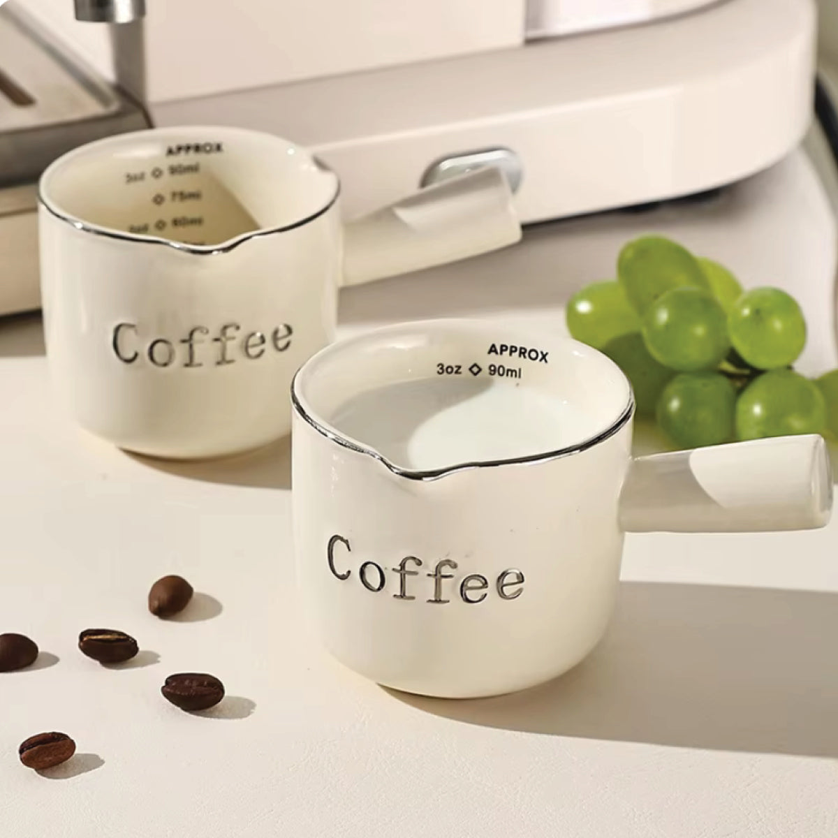 Ceramic Espresso Coffee Measuring Cup