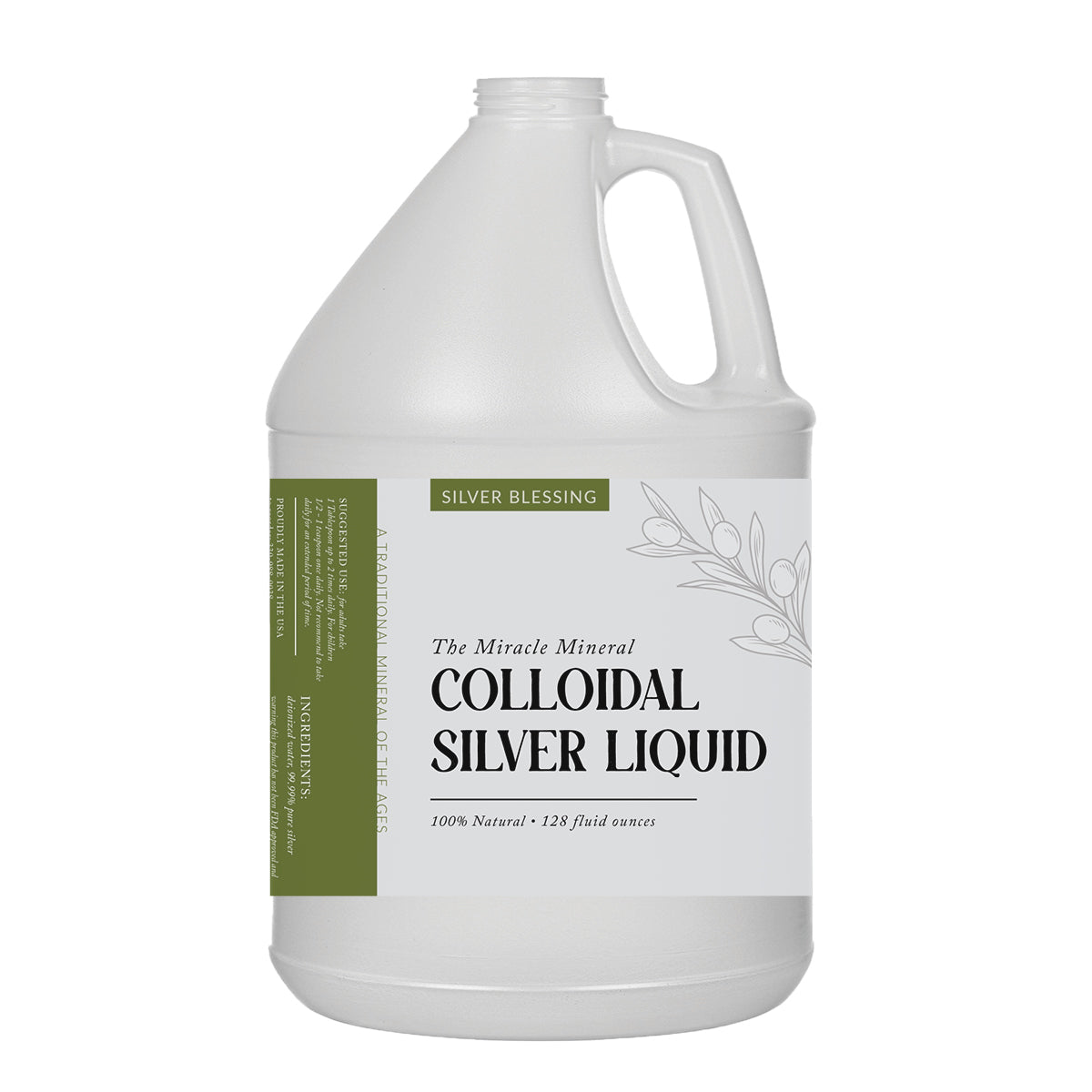 Colloidal Silver Liquid | 1 Gallon