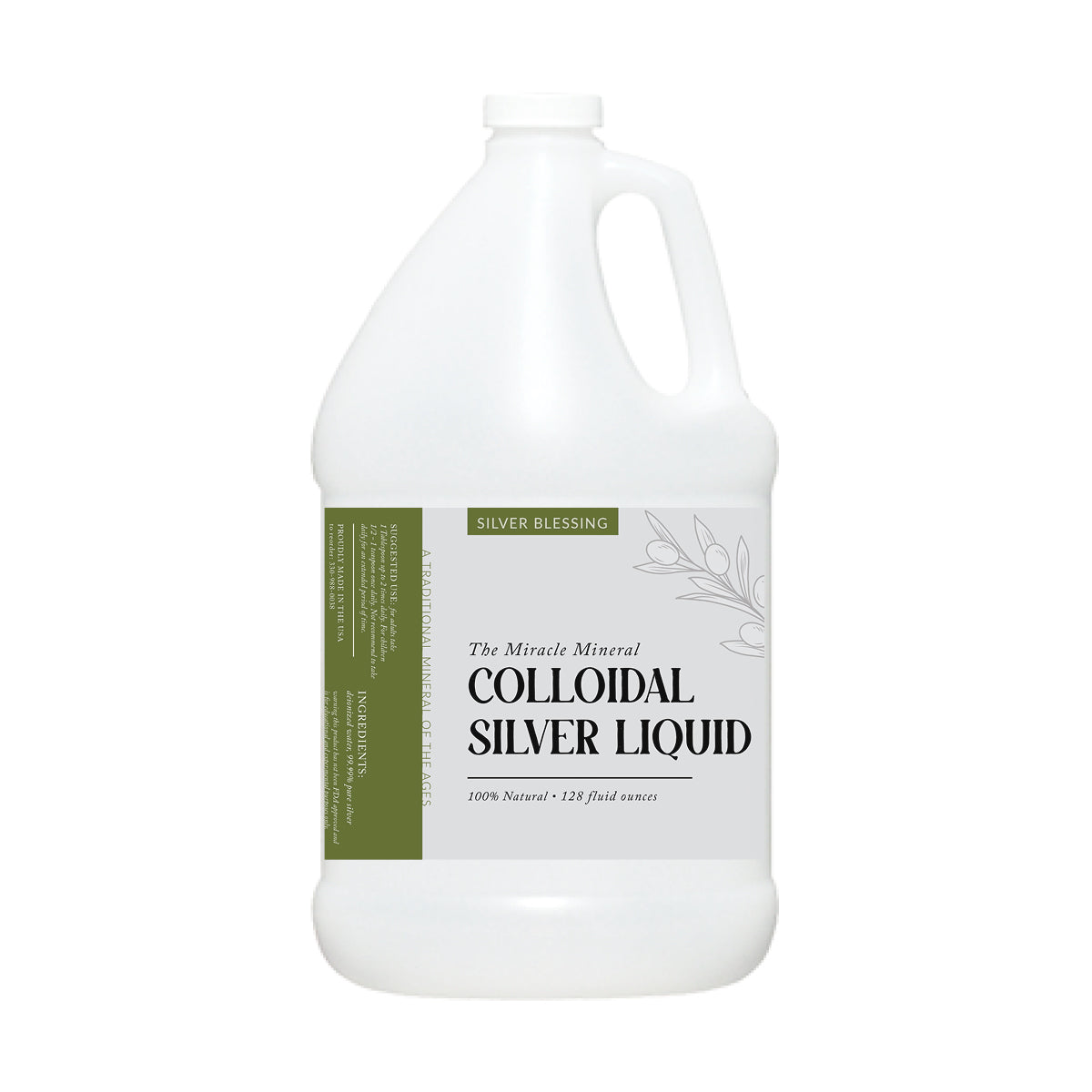 Colloidal Silver Liquid | 1 Gallon