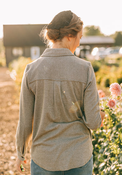 'Darlene' Button Down Knit Jacket