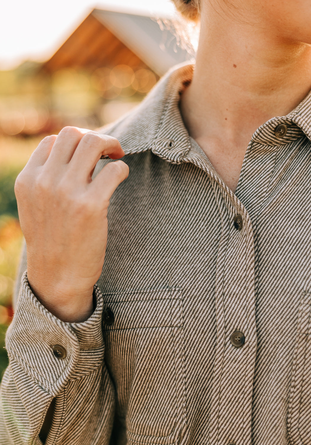 'Darlene' Button Down Knit Jacket