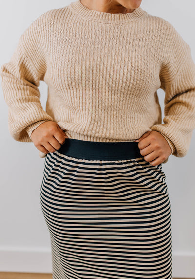 'Diane' Knit Midi Skirt