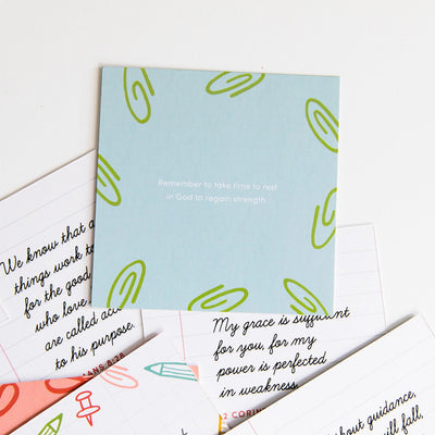Encouragement For Teachers Verse Card Set