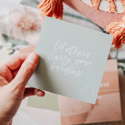 Encouragement for Postpartum Verse Card Set