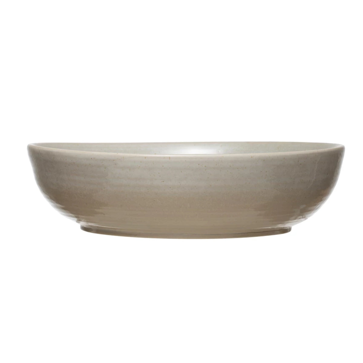 French White Speckle Serving Bowl