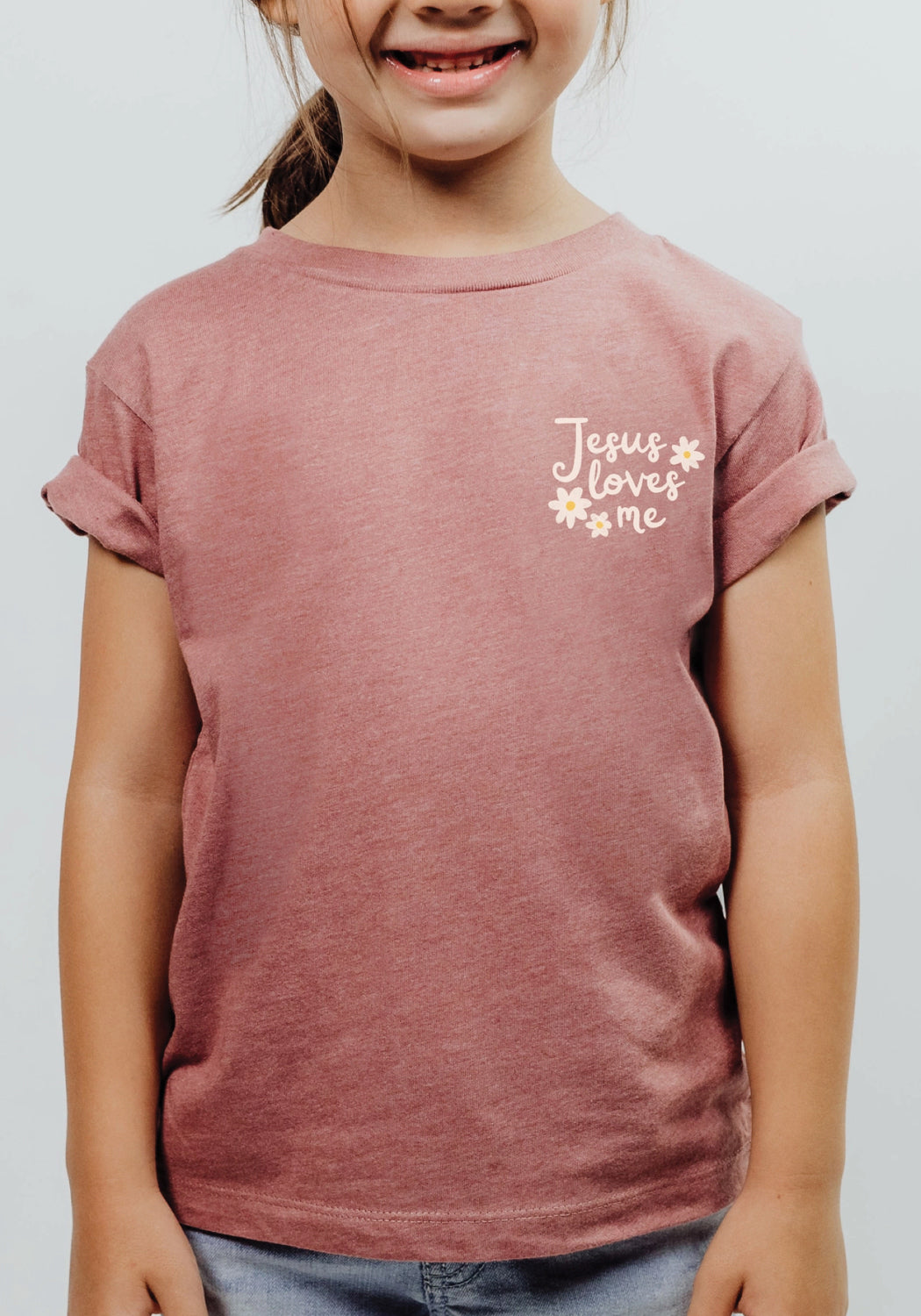 Girls "Jesus Loves Me" Tee