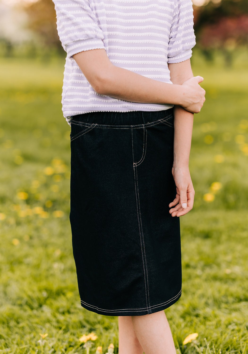 Modest Clothing Outfit Ideas Fashion inspo dresses skirts tops cardigans church outfits fashion outfits style modest girly outfit jewelry bows handbags Handpicked Home decor Grace and Joy Company