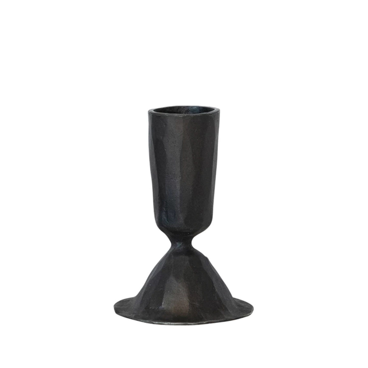 Hand-Forged Cast Iron Taper Holder