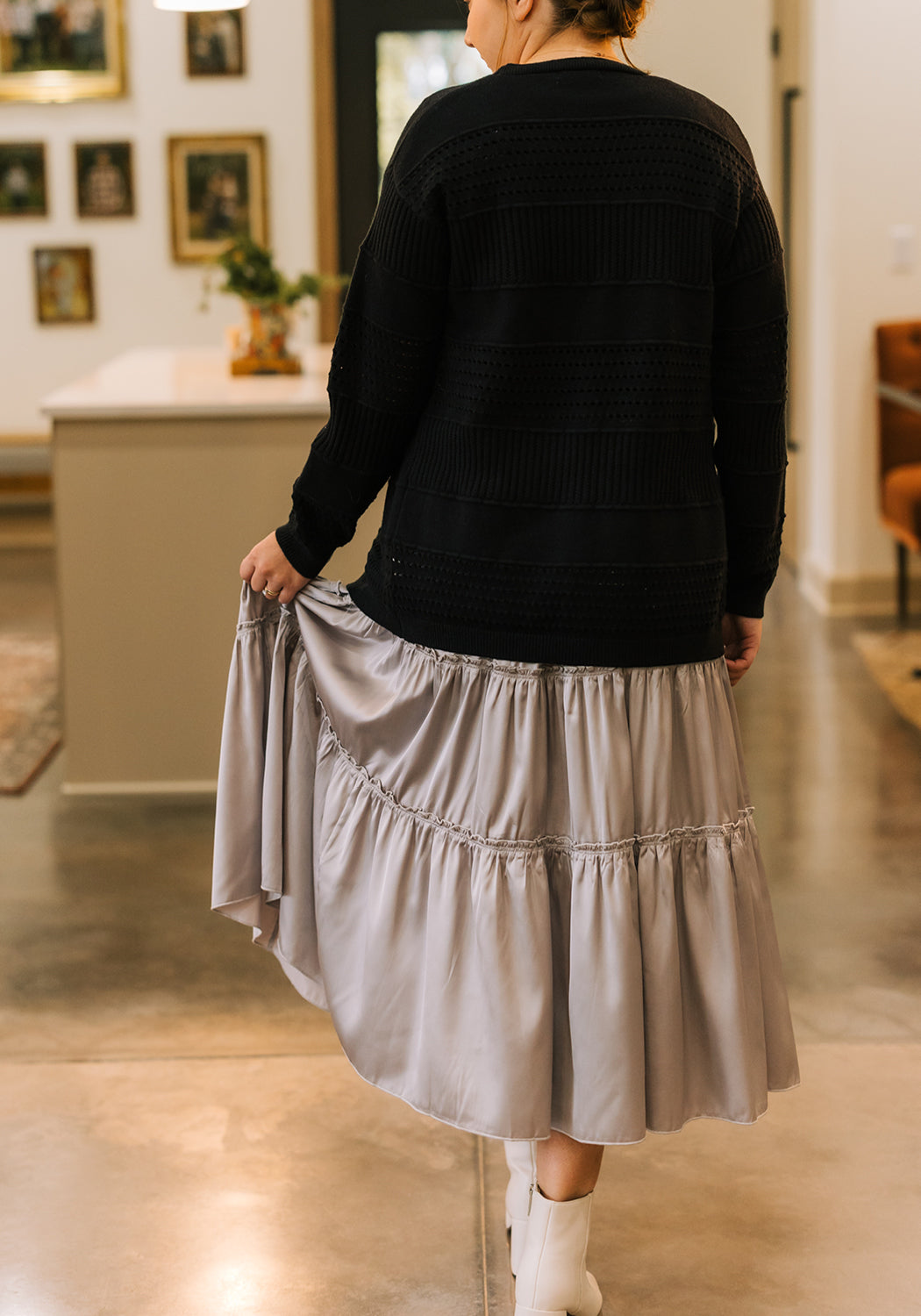 Modest Clothing Outfit Ideas Fashion inspo dresses skirts tops cardigans church outfits fashion outfits style modest girly outfit jewelry bows handbags Handpicked Home decor Grace and Joy Company