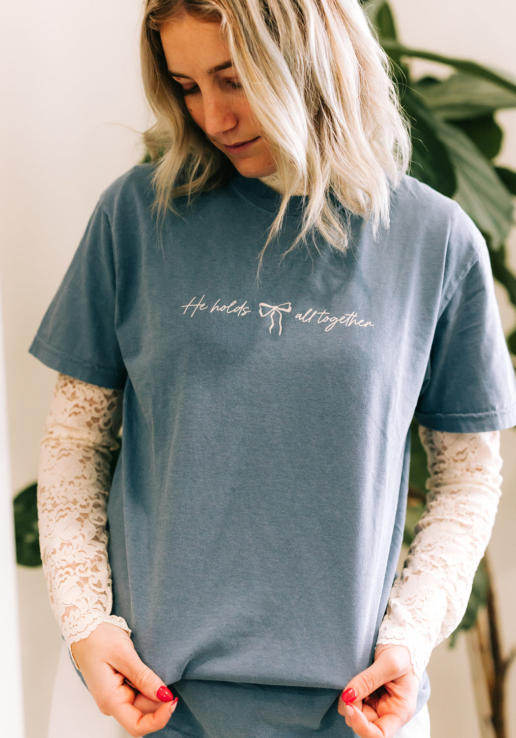 He Holds All Together Tee