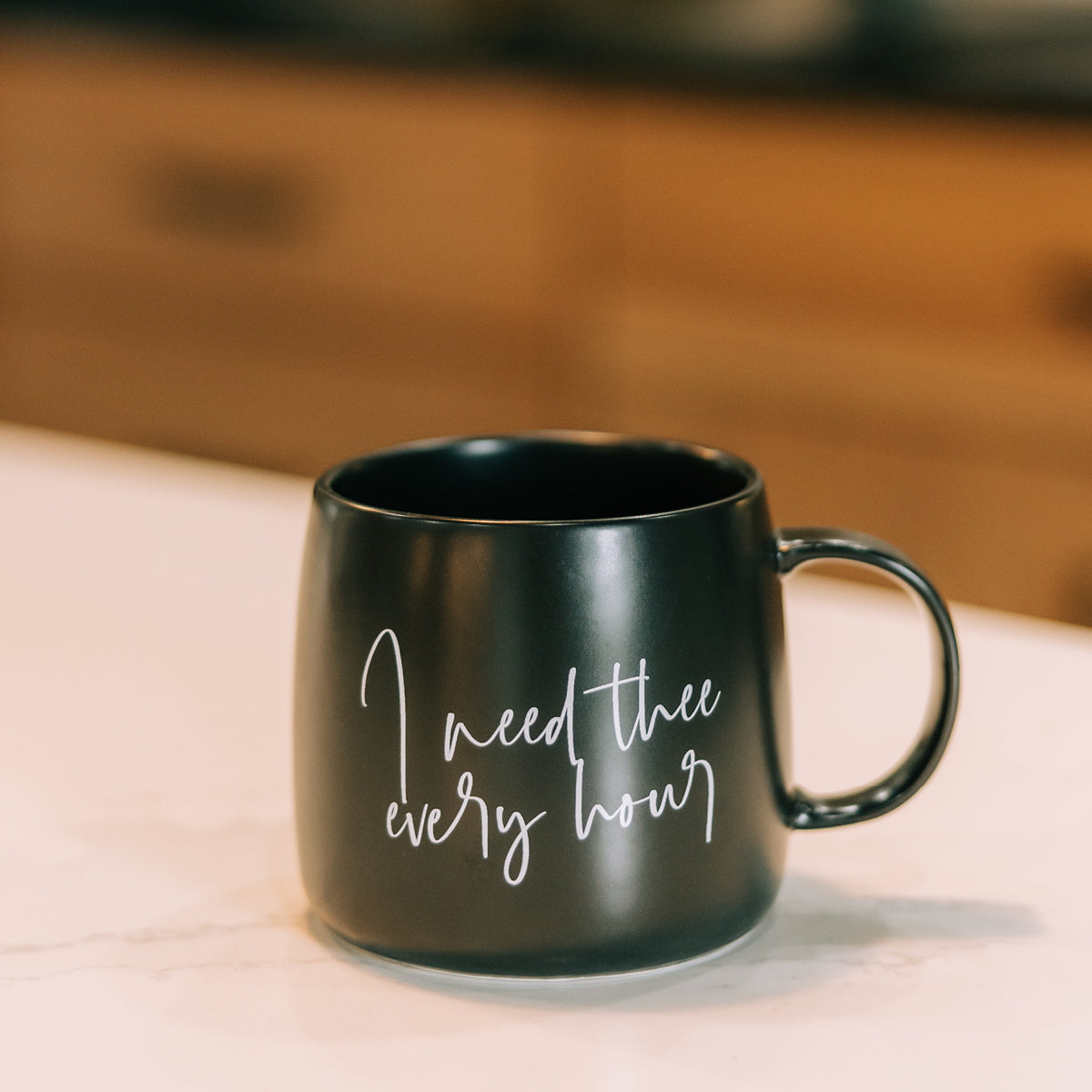 "I need thee every hour" Mug