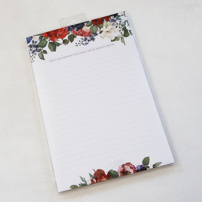 Inspiring Floral Notepad