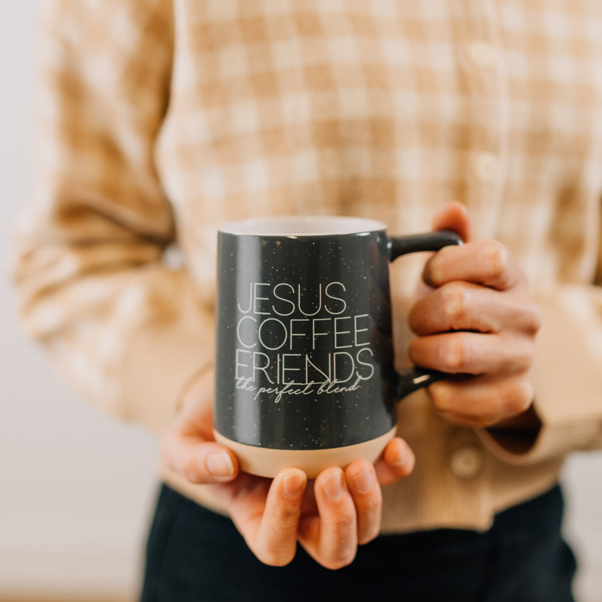 "Jesus, Coffee + Friends" Mug