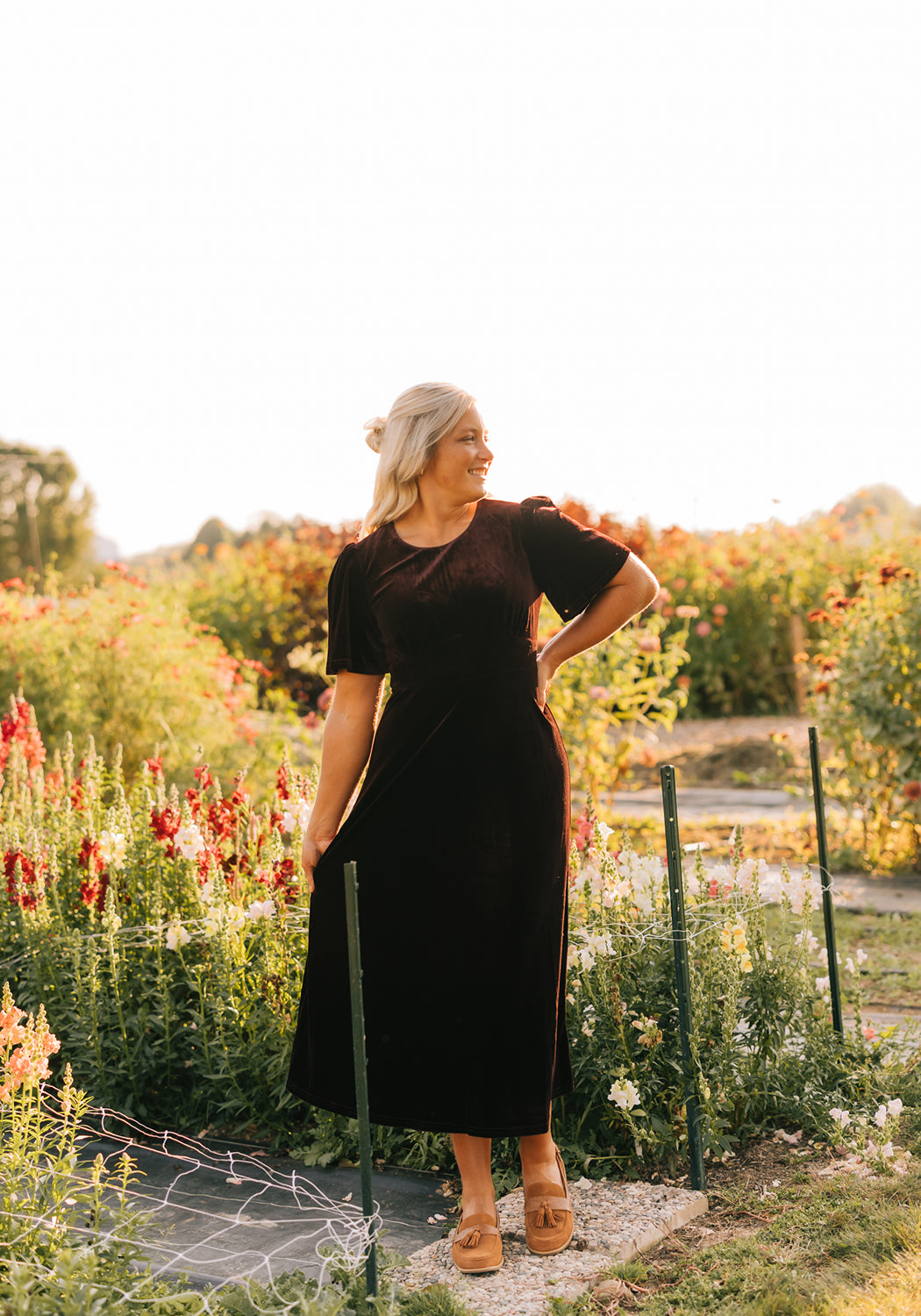 Modest Clothing Outfit Ideas Fashion inspo dresses skirts tops cardigans church outfits fashion outfits style modest girly outfit jewelry bows handbags Handpicked Home decor Grace and Joy Company
