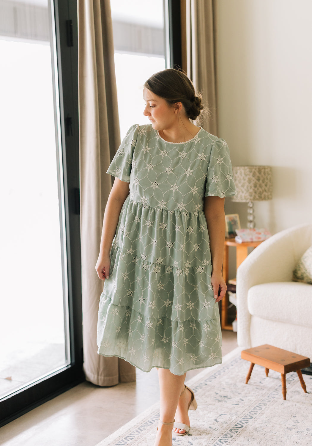 kaia midi dress 'Kaia' Teired Midi Dress