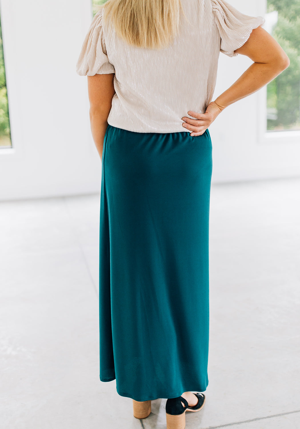 'Laura' Long Knit Maxi Skirt