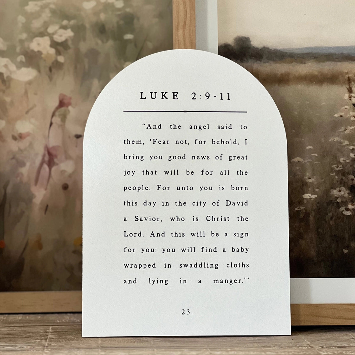 Luke 2 Book Page Arch