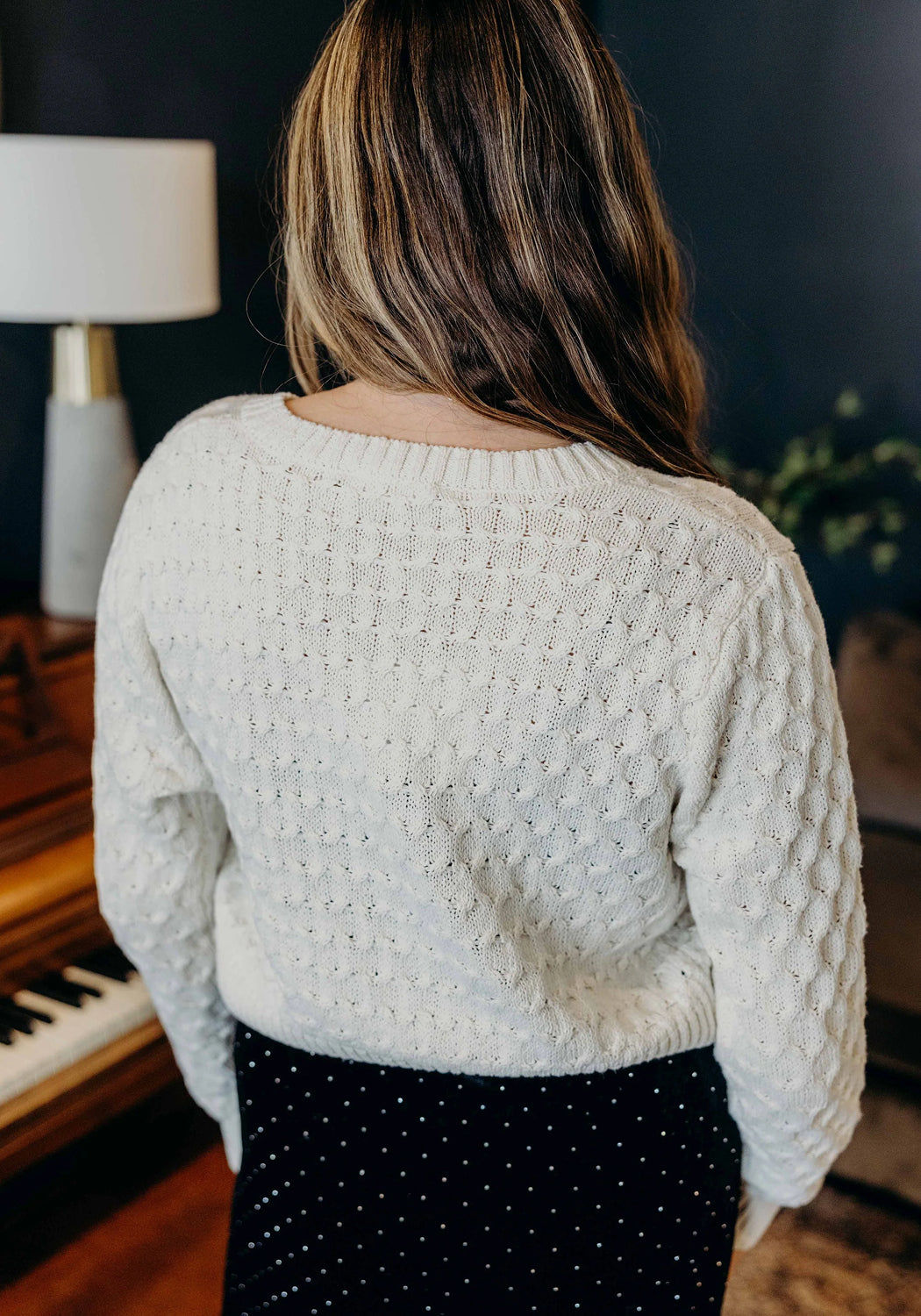 'Mae' Bowtie Cardigan