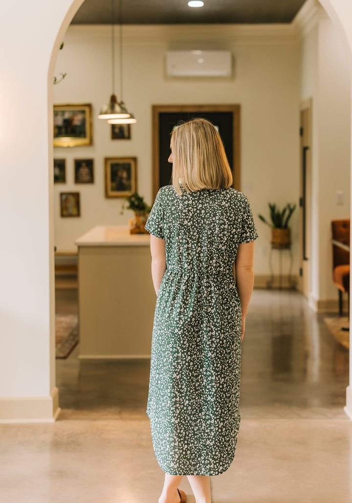 Maggie' Floral Knit Midi Dress – Grace and Joy Company