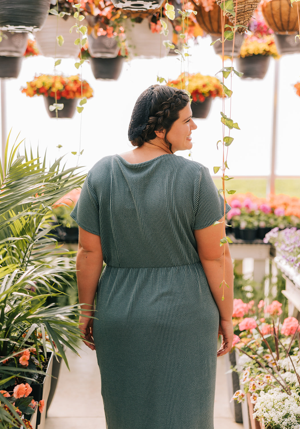 Maria' Short Sleeve Button Up Dress – Grace and Joy Company