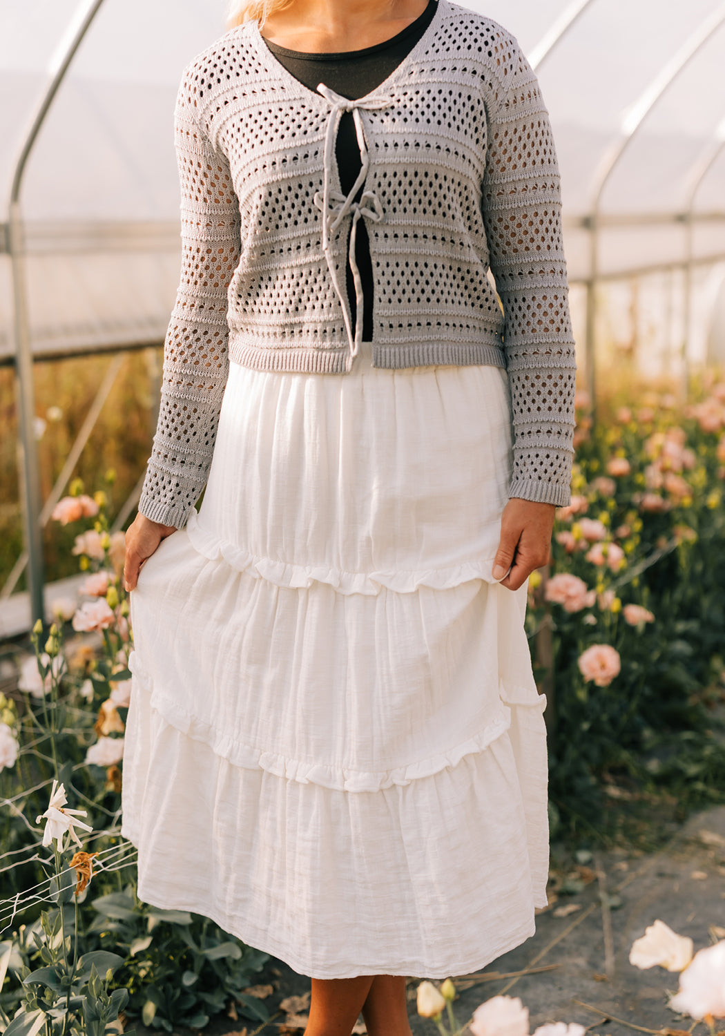 Modest Clothing Outfit Ideas Fashion inspo dresses skirts tops cardigans church outfits fashion outfits style modest girly outfit jewelry bows handbags Handpicked Home decor Grace and Joy Company