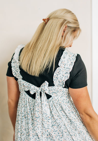 'Paisley' Floral Tie Back Jumper Dress
