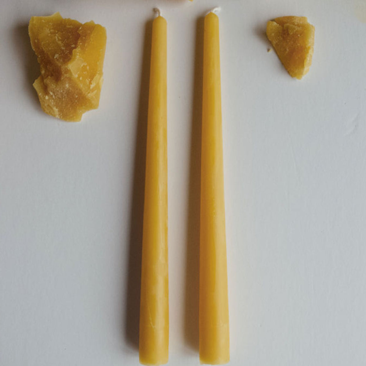 Pure Beeswax 10" Taper Candles - 2 pack