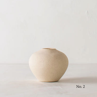 Raw Stoneware Vase