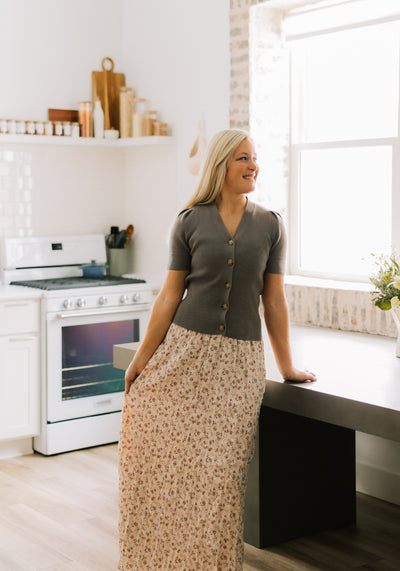 Remi' Short Sleeve Cardigan – Grace and Joy Company