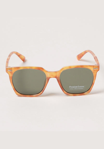 Tinted Rectangular Wayfarer Sunglasses