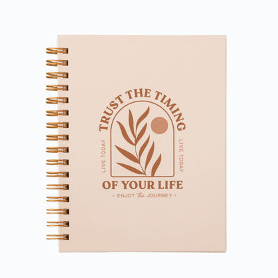 Trust the Timing of Your Life Hardcover Journal