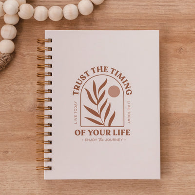 Trust the Timing of Your Life Hardcover Journal