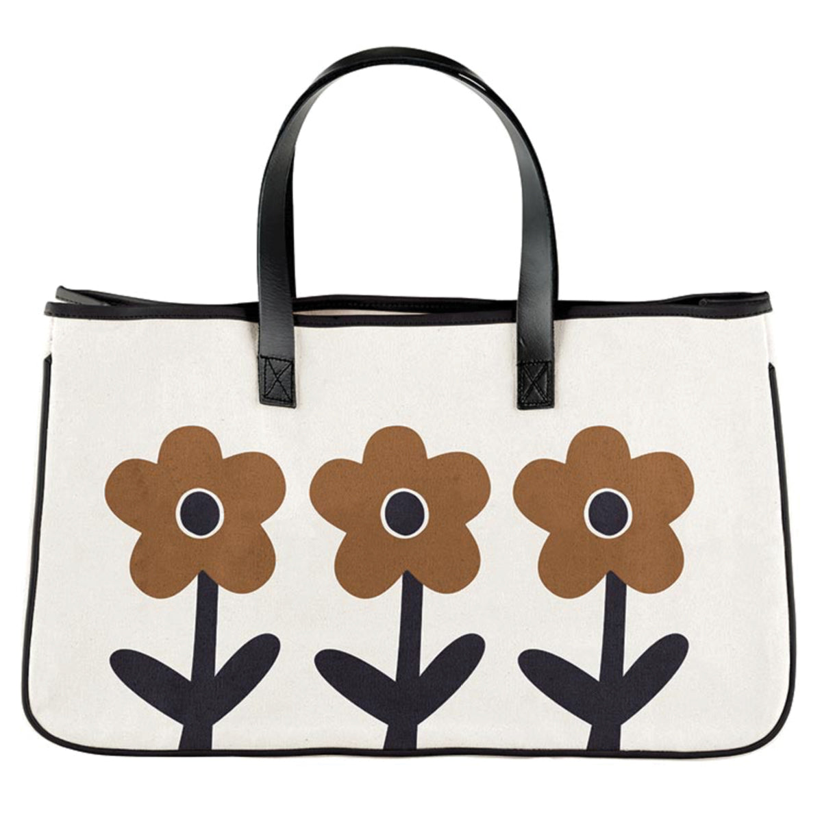 Vintage Flower Canvas Tote