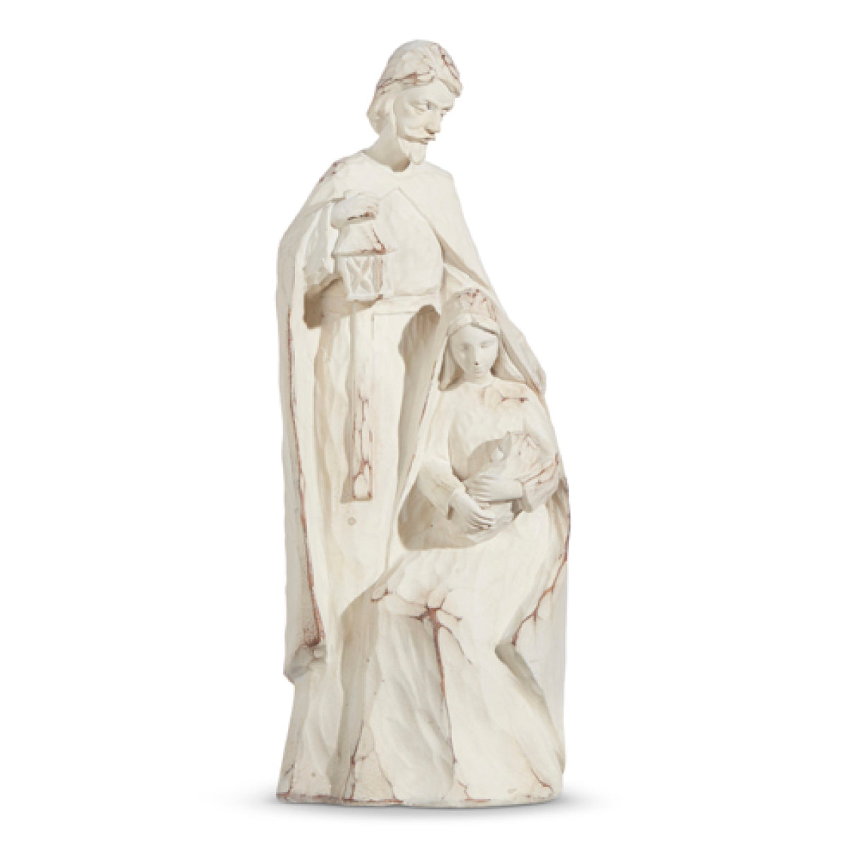 White Distressed Holy Family