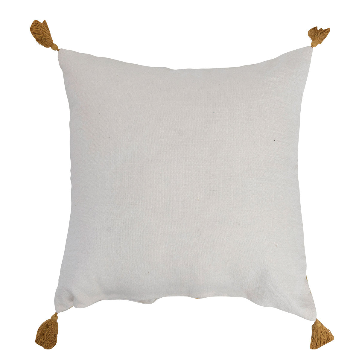 Cornflower Sage Pillow with Tassels