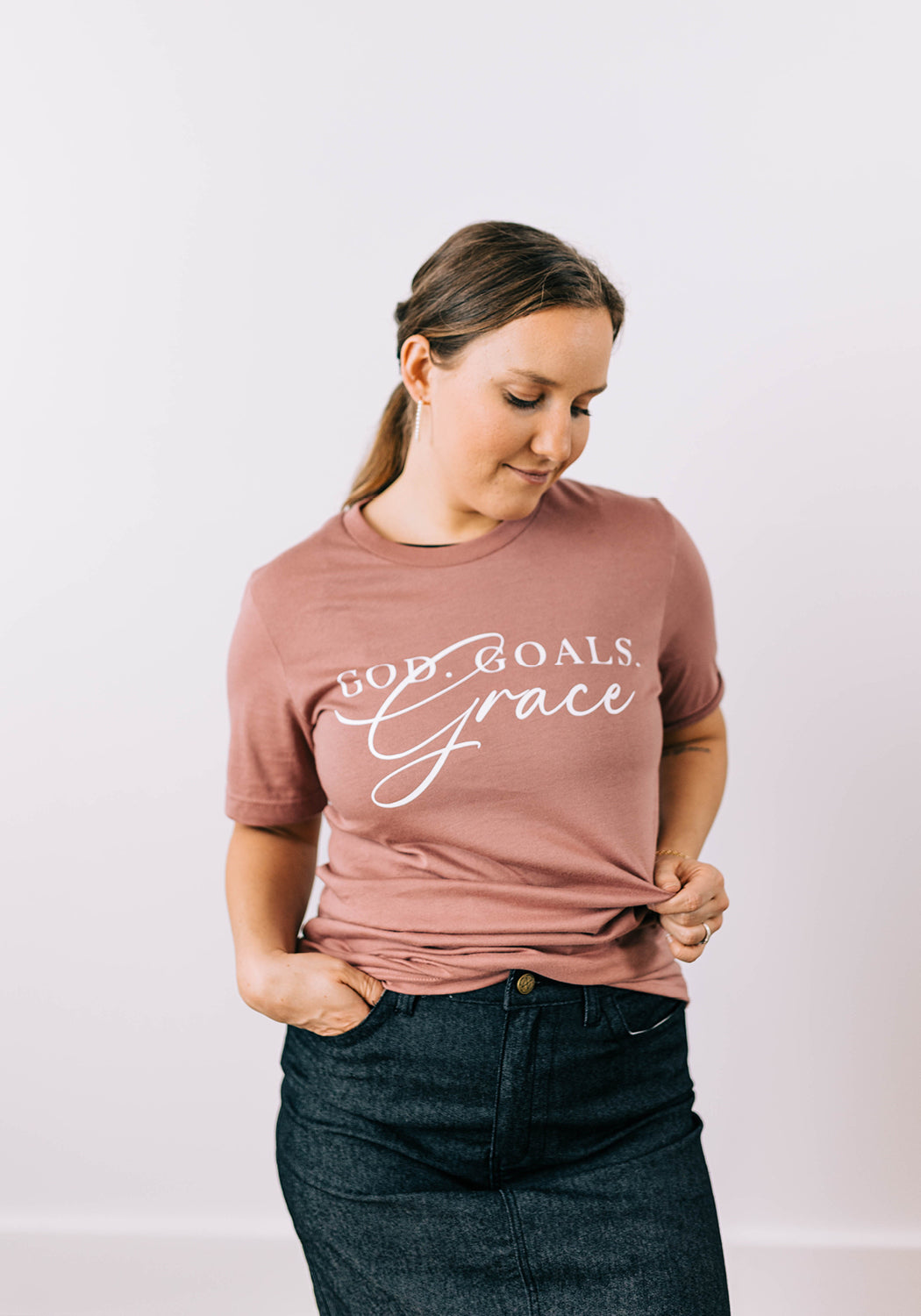 God. Goals. Grace Tee | Final Sale