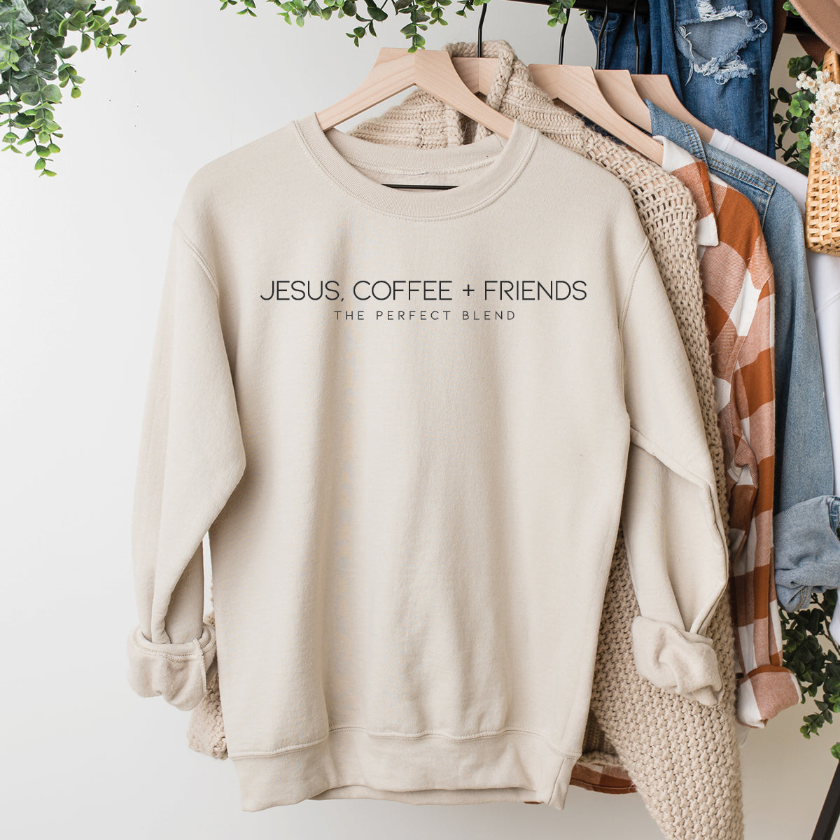 Jesus, Coffee + Friends Pullover