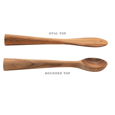 Hand-Carved Acacia Wood Standing Spoon