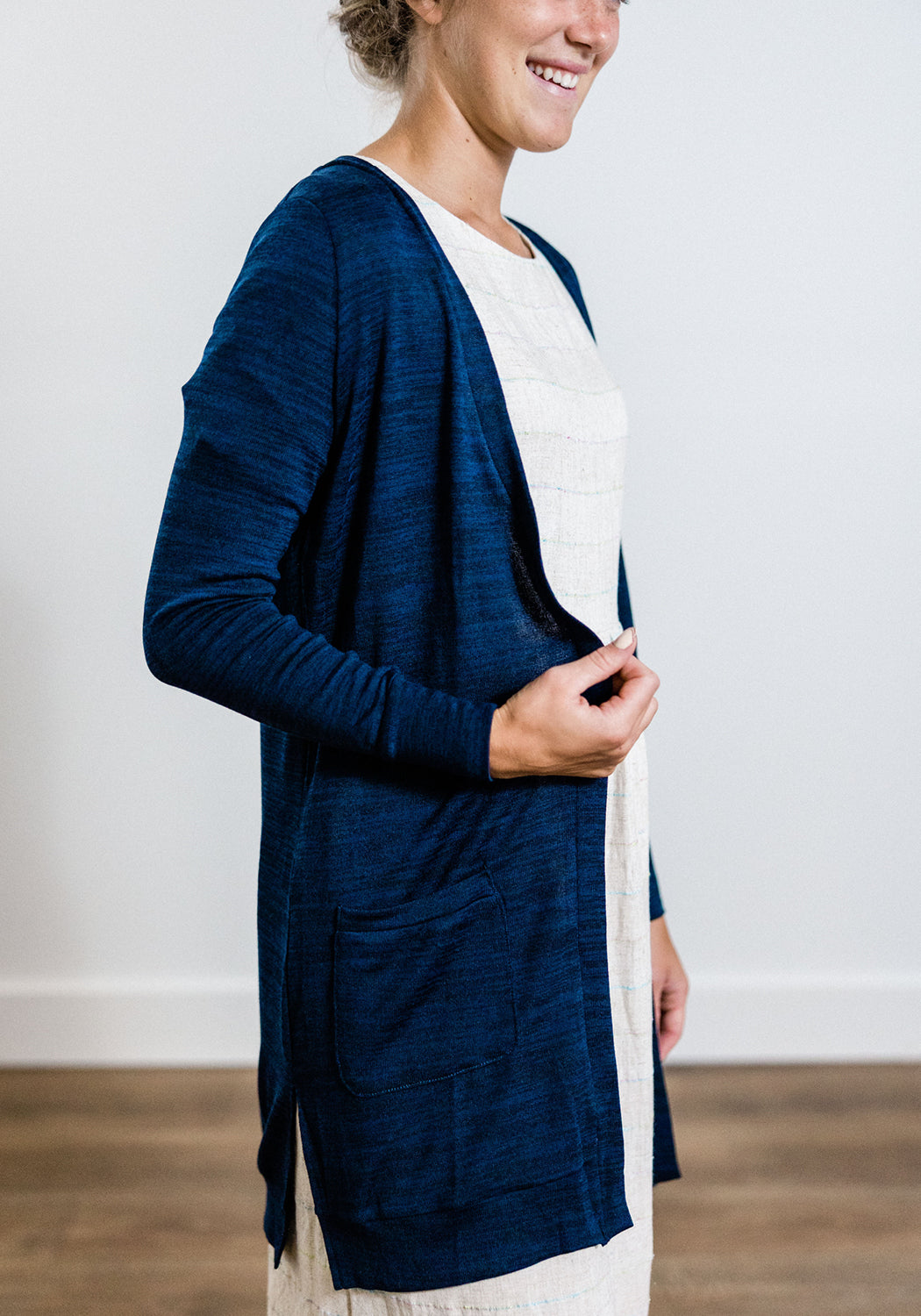 'Lyla' Lightweight Open Front Cardigan | Final Sale