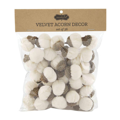 Velvet Acorn Filler Set